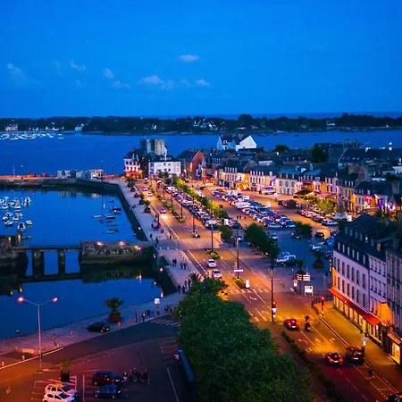 L'Iroizh Concarneau: Panoramic Sea View Studio with Beach Access Exterior photo